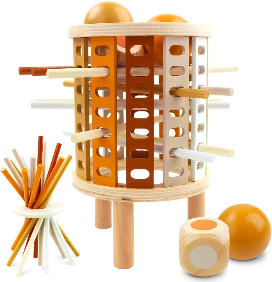 Farbiger Lern-Turm Montessori-Spielzeug