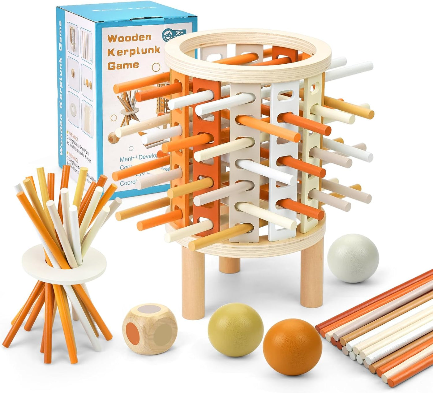 Farbiger Lern-Turm Montessori-Spielzeug