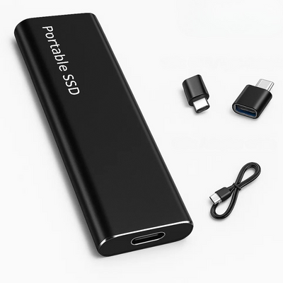 Tragbare SSD mit schneller USB-C-Datenübertragung
