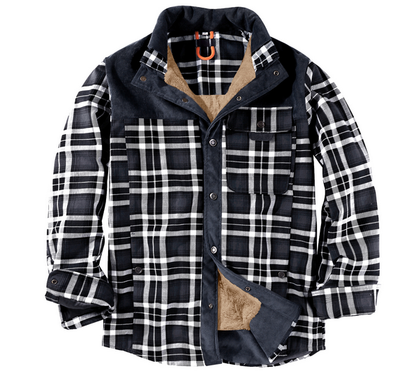 Lumberjacka för herrar - Varm, vädertålig, outdoor-stil