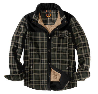 Lumberjacka för herrar - Varm, vädertålig, outdoor-stil