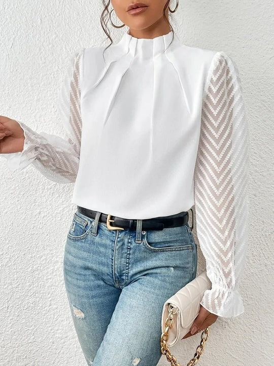 Elegantes Langarmtop für Damen | Ideal für entspannte Tage
