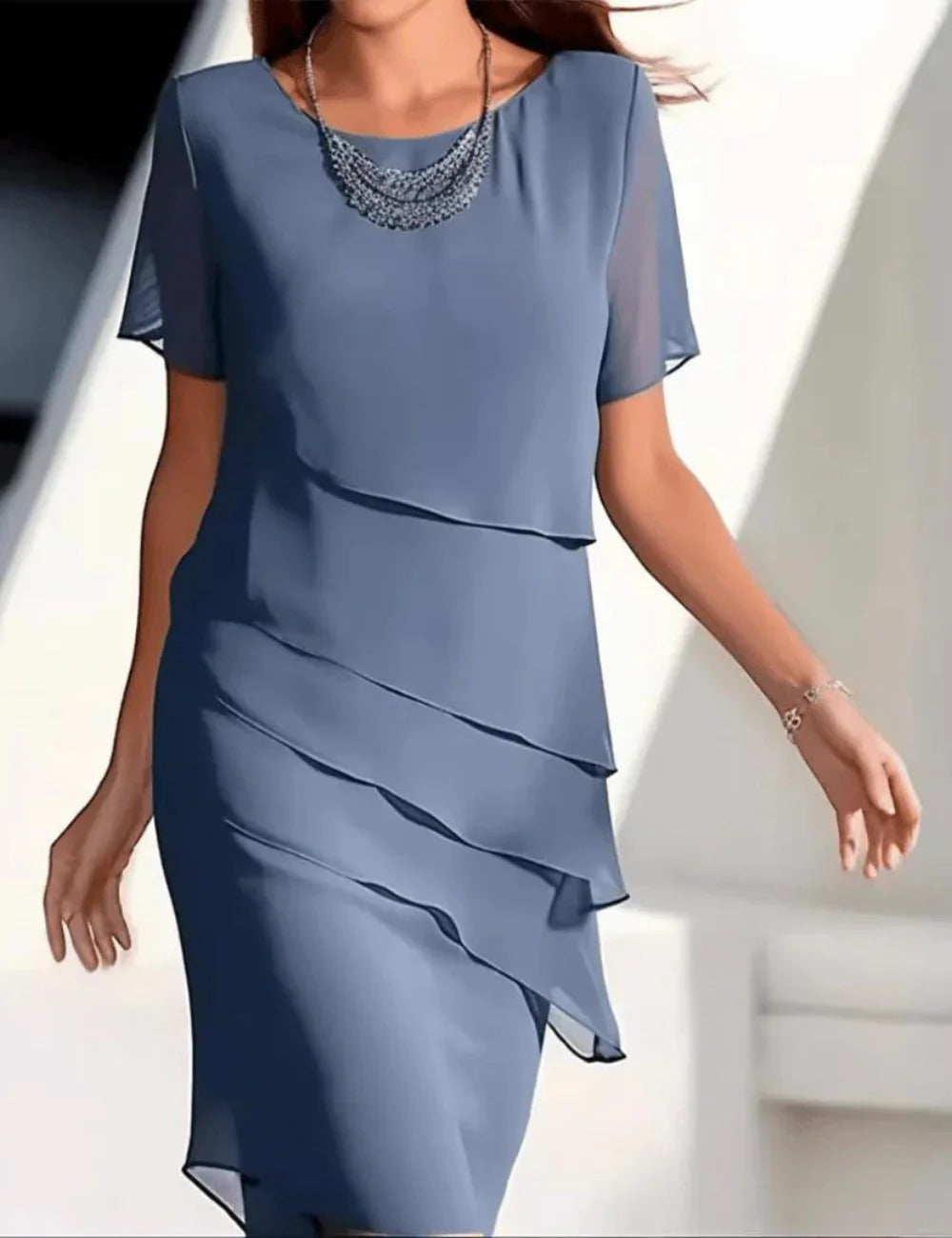Elegantes Lagenkleid für Damen | Ideal für entspannte Tage