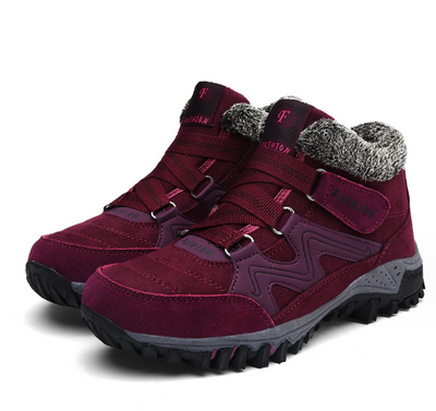 Orthopädische gepolsterte Winterstiefel – wasserdicht und rutschfest | Fordine