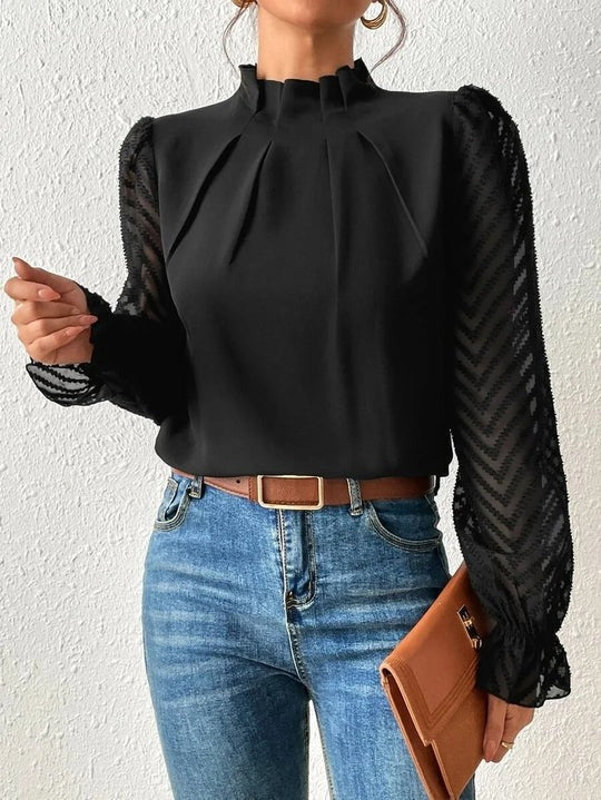 Elegantes Langarmtop für Damen | Ideal für entspannte Tage