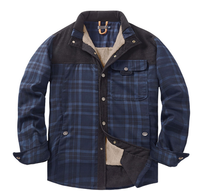 Lumberjacka för herrar - Varm, vädertålig, outdoor-stil
