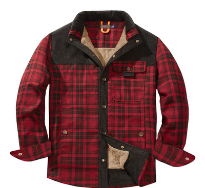 Lumberjacka för herrar - Varm, vädertålig, outdoor-stil