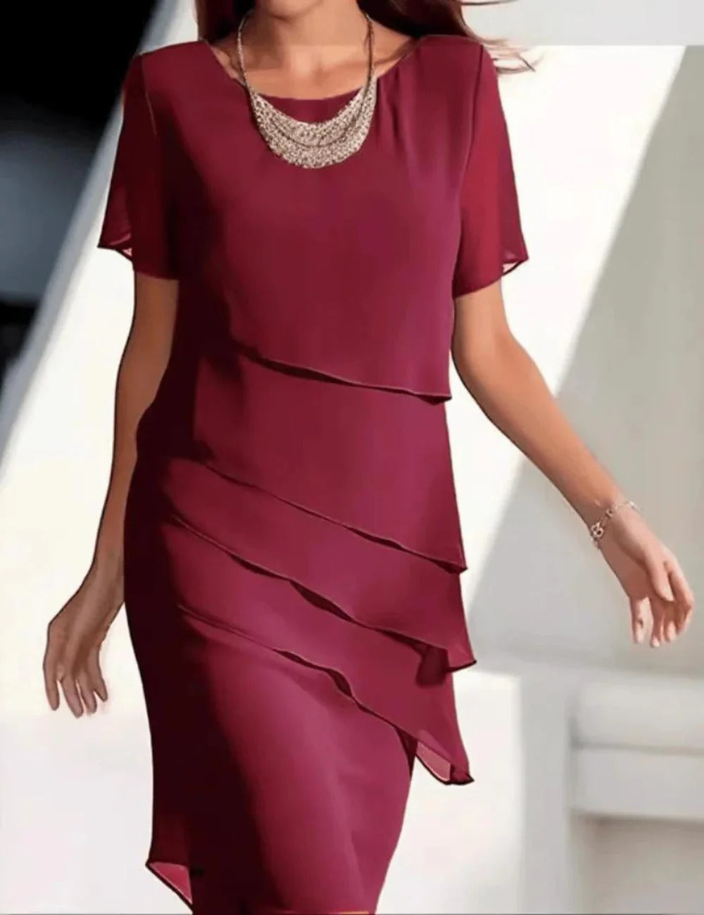 Elegantes Lagenkleid für Damen | Ideal für entspannte Tage