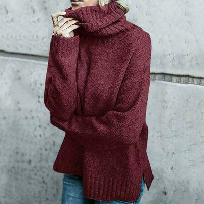 Übergroßer Colt-Pullover aus bequemer Wolle für Frauen