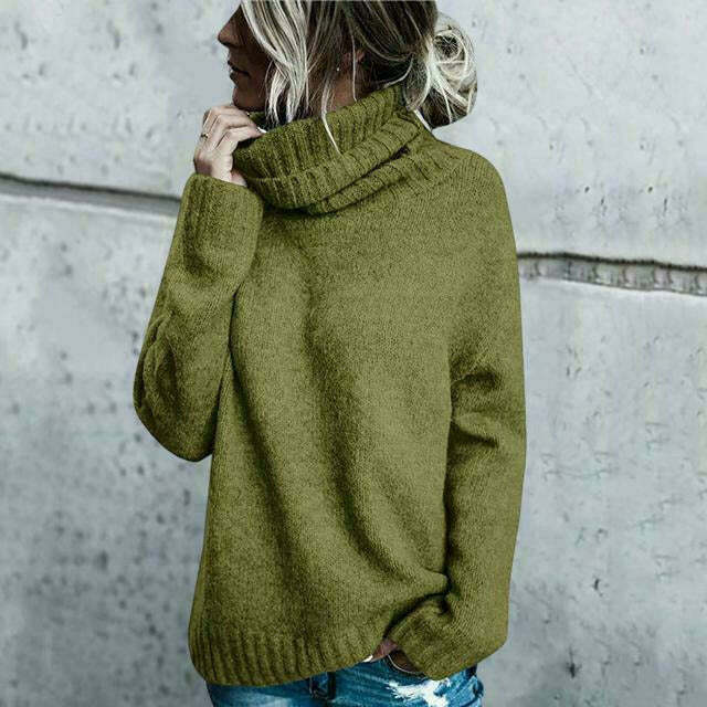 Übergroßer Colt-Pullover aus bequemer Wolle für Frauen