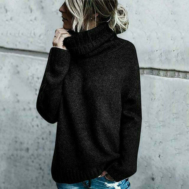 Übergroßer Colt-Pullover aus bequemer Wolle für Frauen