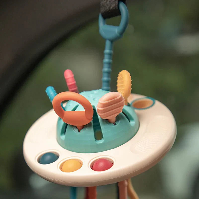 COZYPULL | Sensorisk Montessori-tandleksak för småbarn