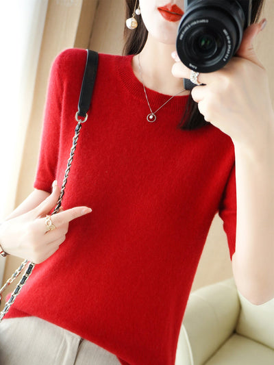 Pullover aus Merinowolle für Damen | Ideal für alle Jahreszeiten