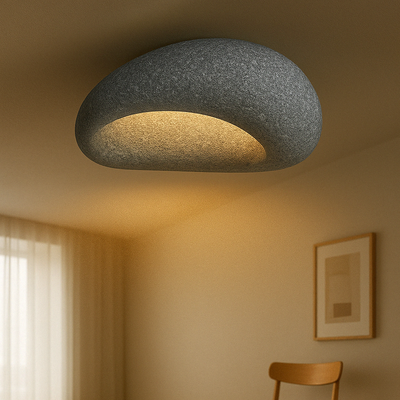 Taklampa Rustik Wabi Sabi-stil LED-lampa