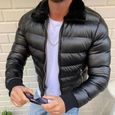 Steppjacke mit Reißverschluss für Männer