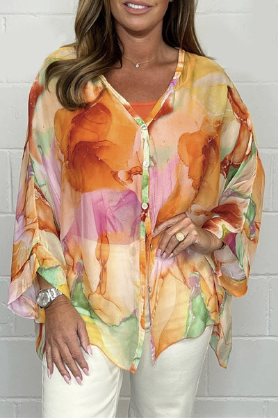Lidia - Bluse für Frauen - Bequemer, sommerlicher Schnitt