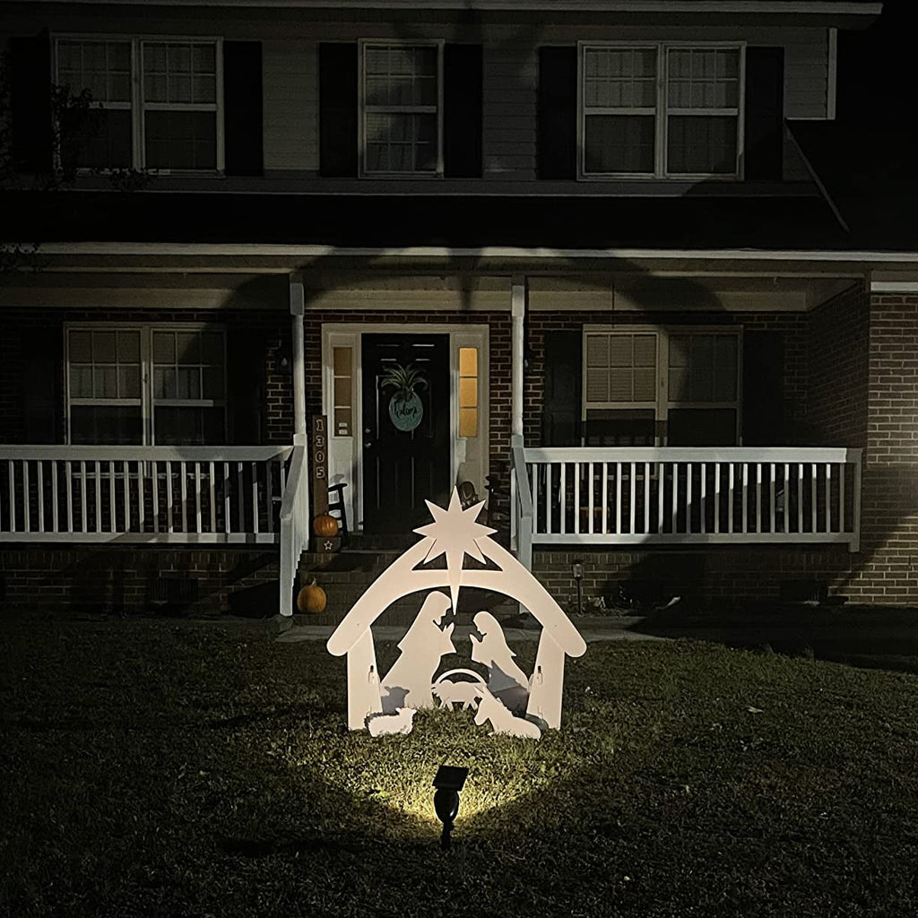 Outdoor-Weihnachtskrippe Silhouette Display