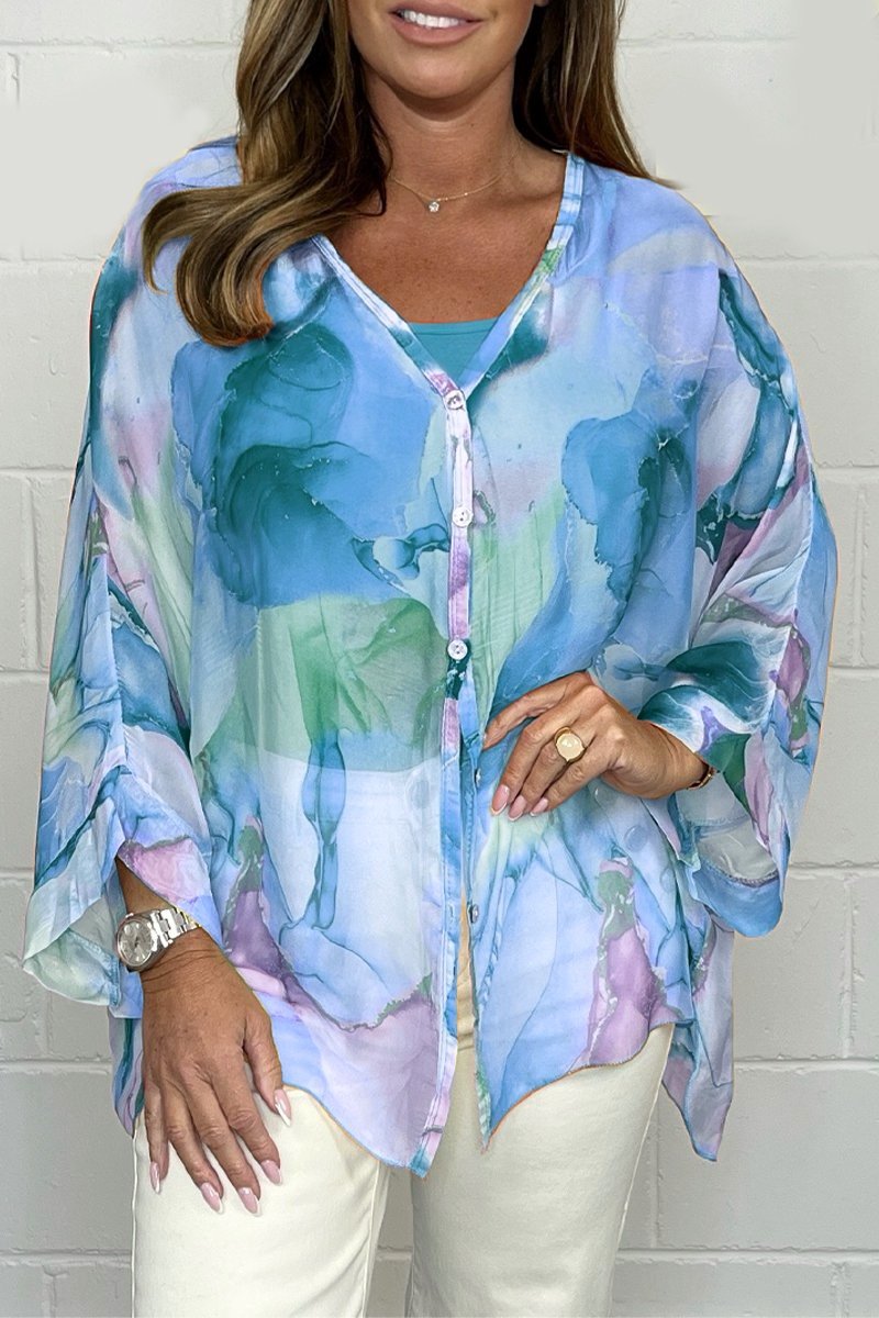 Lidia - Bluse für Frauen - Bequemer, sommerlicher Schnitt