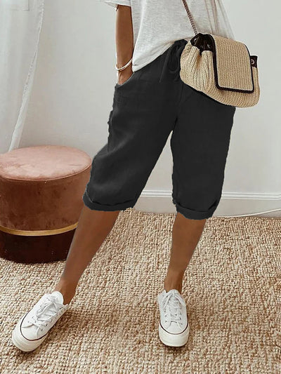 Leichte Sommer-Shorts aus soft-touch-stoff - Malena