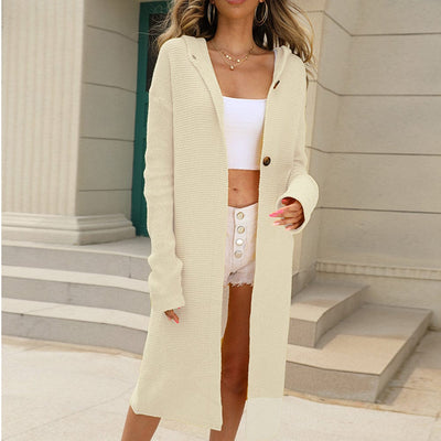 Strickjacke mit Kapuze für Frauen