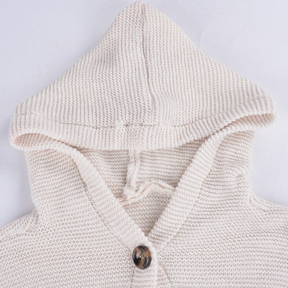 Strickjacke mit Kapuze für Frauen