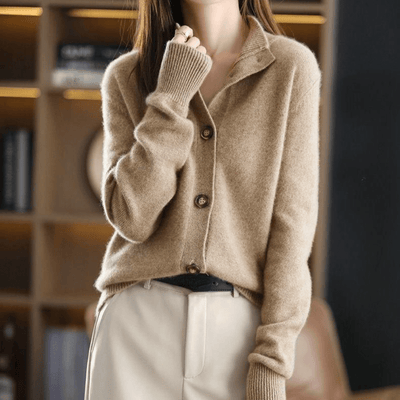 Darla Damen Strickjacke aus Kaschmir - Weicher & eleganter Pullover mit bequemer Passform
