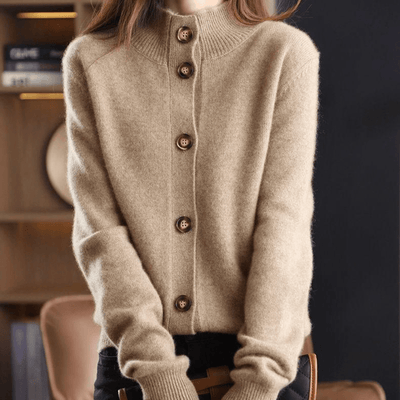 Darla Damen Strickjacke aus Kaschmir - Weicher & eleganter Pullover mit bequemer Passform