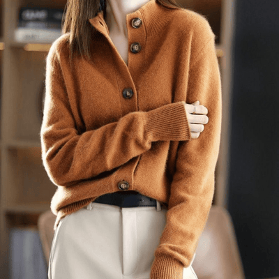 Darla Damen Strickjacke aus Kaschmir - Weicher & eleganter Pullover mit bequemer Passform
