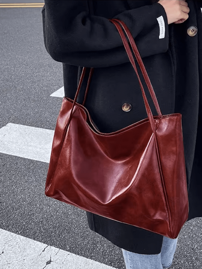 Maxia | Große Damen-Umhängetasche aus Leder | Handtasche