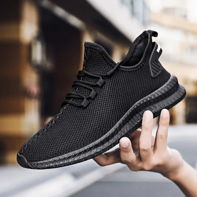Leichte Herren-Turnschuhe mit orthopädischem Fußbett