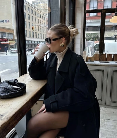 Mina Trenchcoat | Damenjacke mit klassischem Schnitt - Perfekt für Frühling, Herbst & stylische Tage