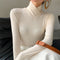 Stylischer Langarm-Rollkragenpullover für Damen
