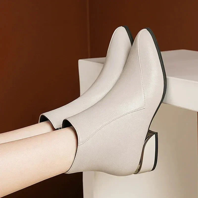 Damen Stiefel mit Reißverschluss Elegant | Bequem