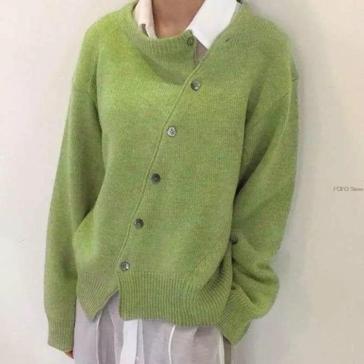 Pullover aus luxuriöser, weicher Wolle zum Umwickeln