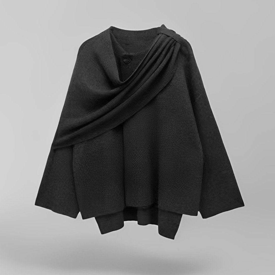 Elegante weiche Damen-Cape-Jacke
