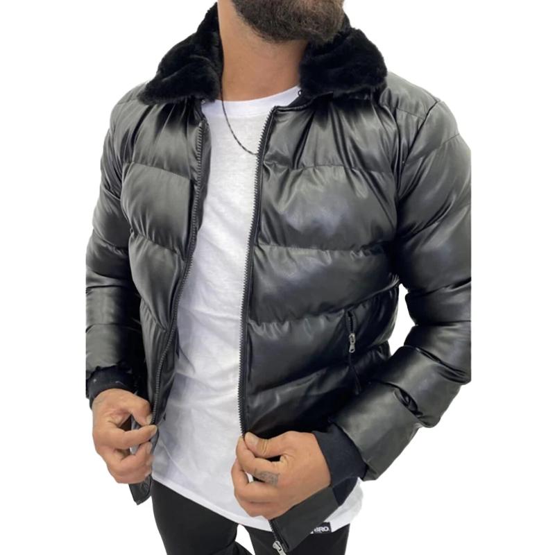 Steppjacke mit Reißverschluss für Männer