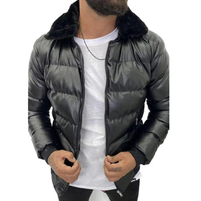 Steppjacke mit Reißverschluss für Männer