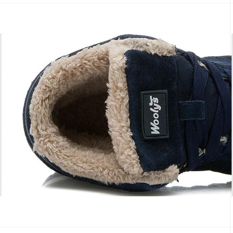 Lässige warme Winterschuhe für Herren – Hohe Sneakers mit Fellfutter