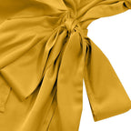 Davina - glatter, glänzender Stoffnbluse