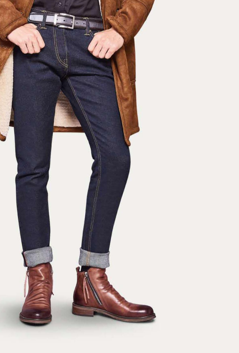 Damenstiefel aus PU Leder mit rutschfester Sohle und elegantem Design