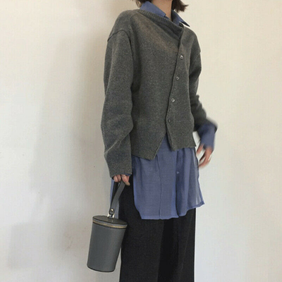 Pullover aus luxuriöser, weicher Wolle zum Umwickeln
