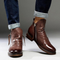 Damenstiefel aus PU Leder mit rutschfester Sohle und elegantem Design