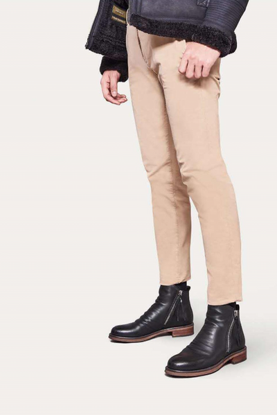Damenstiefel aus PU Leder mit rutschfester Sohle und elegantem Design