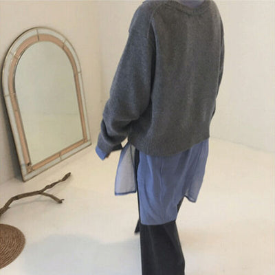 Pullover aus luxuriöser, weicher Wolle zum Umwickeln