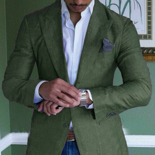 Eleganter natürliche Texturblazer für Männer