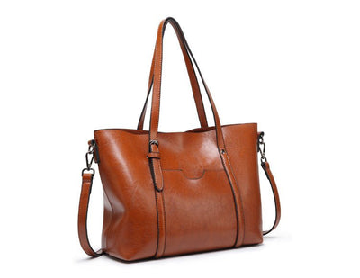 Cabas-Tasche für Frauen aus PU Leder - Große, elegante Arbeitstasche