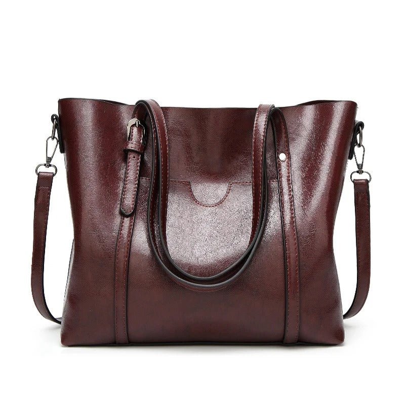 Cabas-Tasche für Frauen aus PU Leder - Große, elegante Arbeitstasche