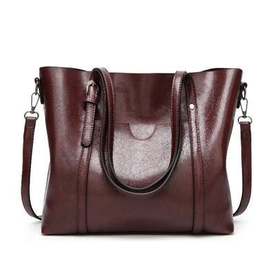 Cabas-Tasche für Frauen aus PU Leder - Große, elegante Arbeitstasche