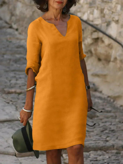 Josette | Elegantes Kleid mit V-Ausschnitt