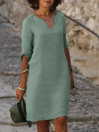 Josette | Elegantes Kleid mit V-Ausschnitt